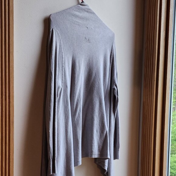 Vila Milano Light Gray Studded Angled Cardigan Size Small - Picture 12 of 16